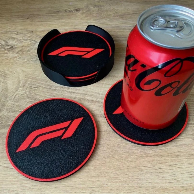 Juego de posavasos impresos en 3D